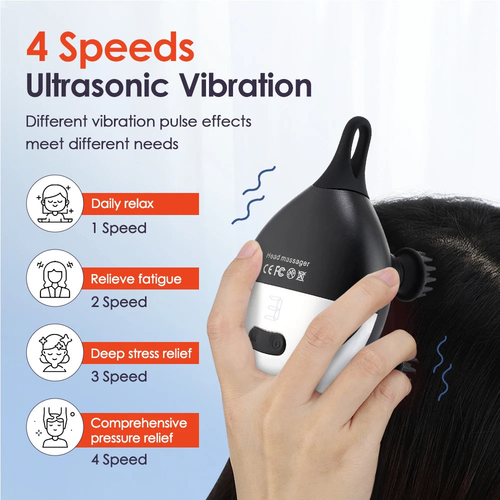 Electric Scalp & Migraine Relief Massager