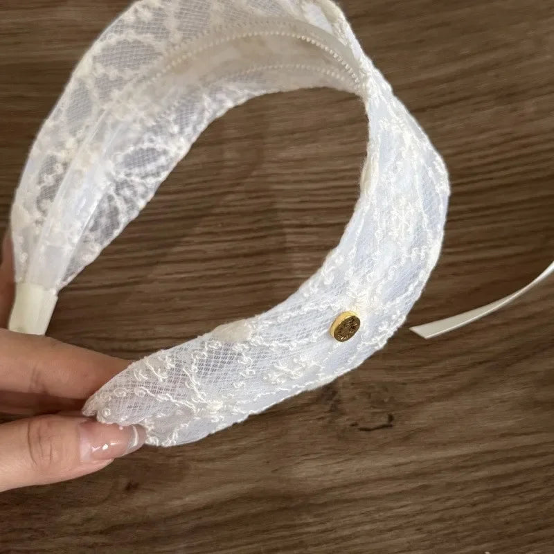 Ribbon Bow Hair Scrunchies with Tassels