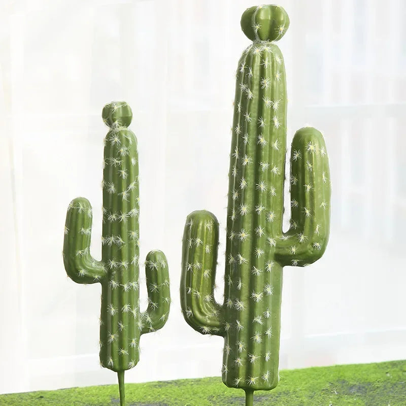 Large Faux Cactus Plant for Home Decor