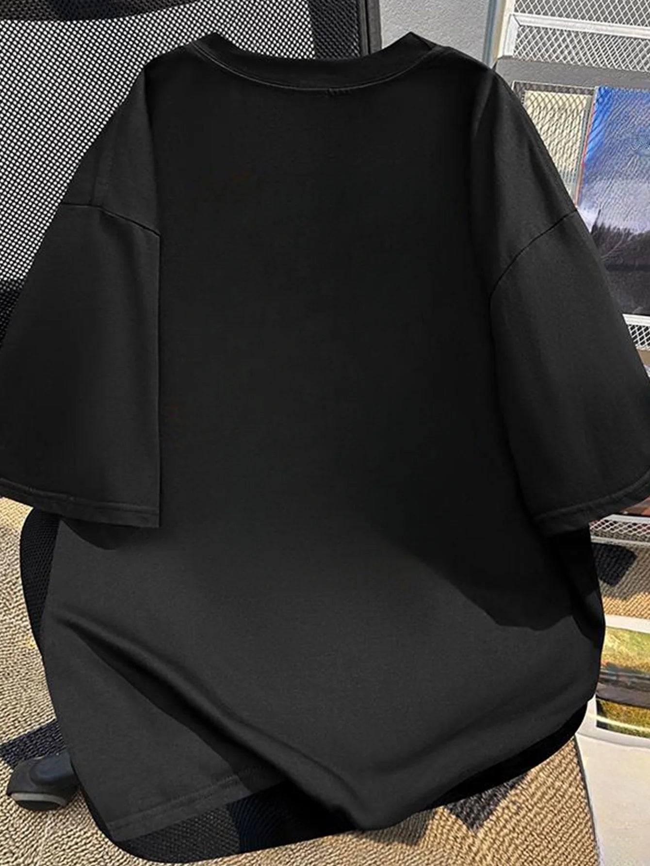 Baumwoll-T-Shirt mit Cartoon-Muscle-Goose-Motiv