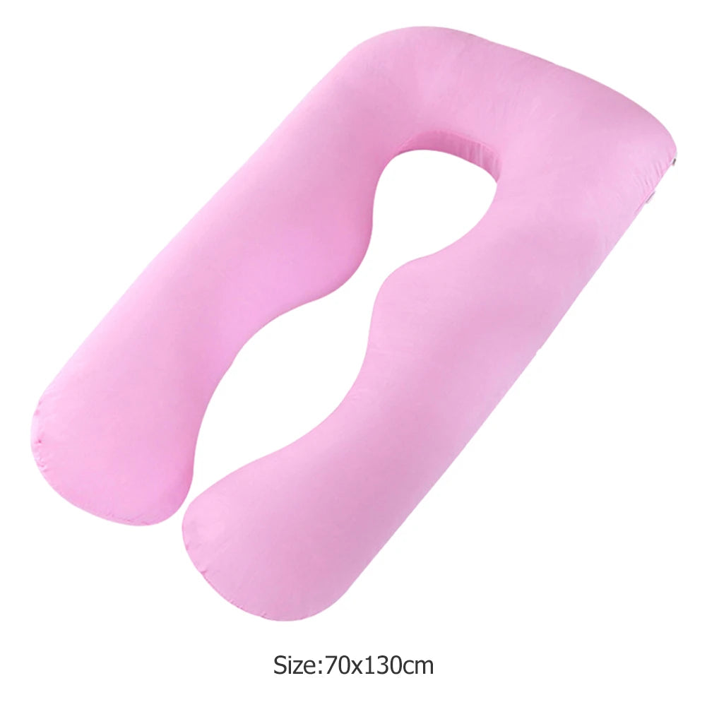 U-Shape Cotton Maternity Pillow Cover