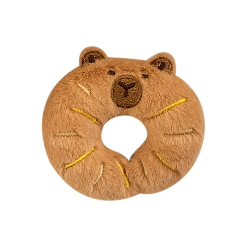 Bread Capybara Plush Doll Brooch