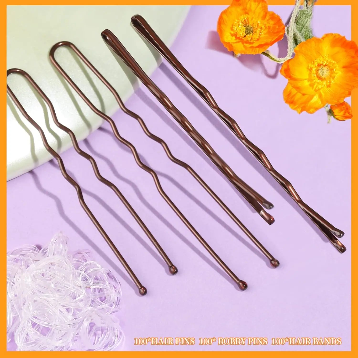 300 Pcs Hair Clip & Bobby Pin Set
