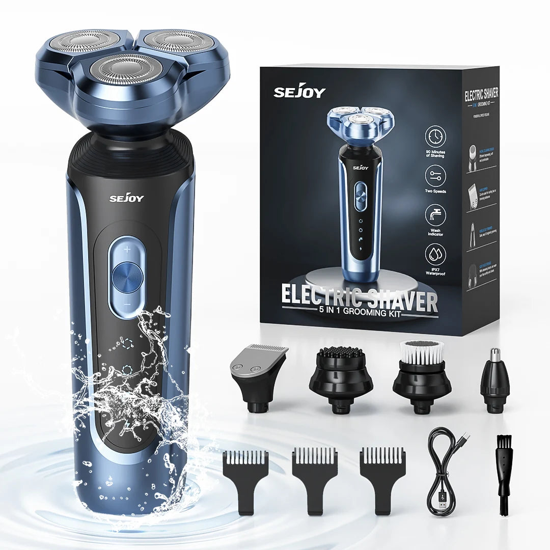 SEJOY Rotary Rechargeable Shaver Kit