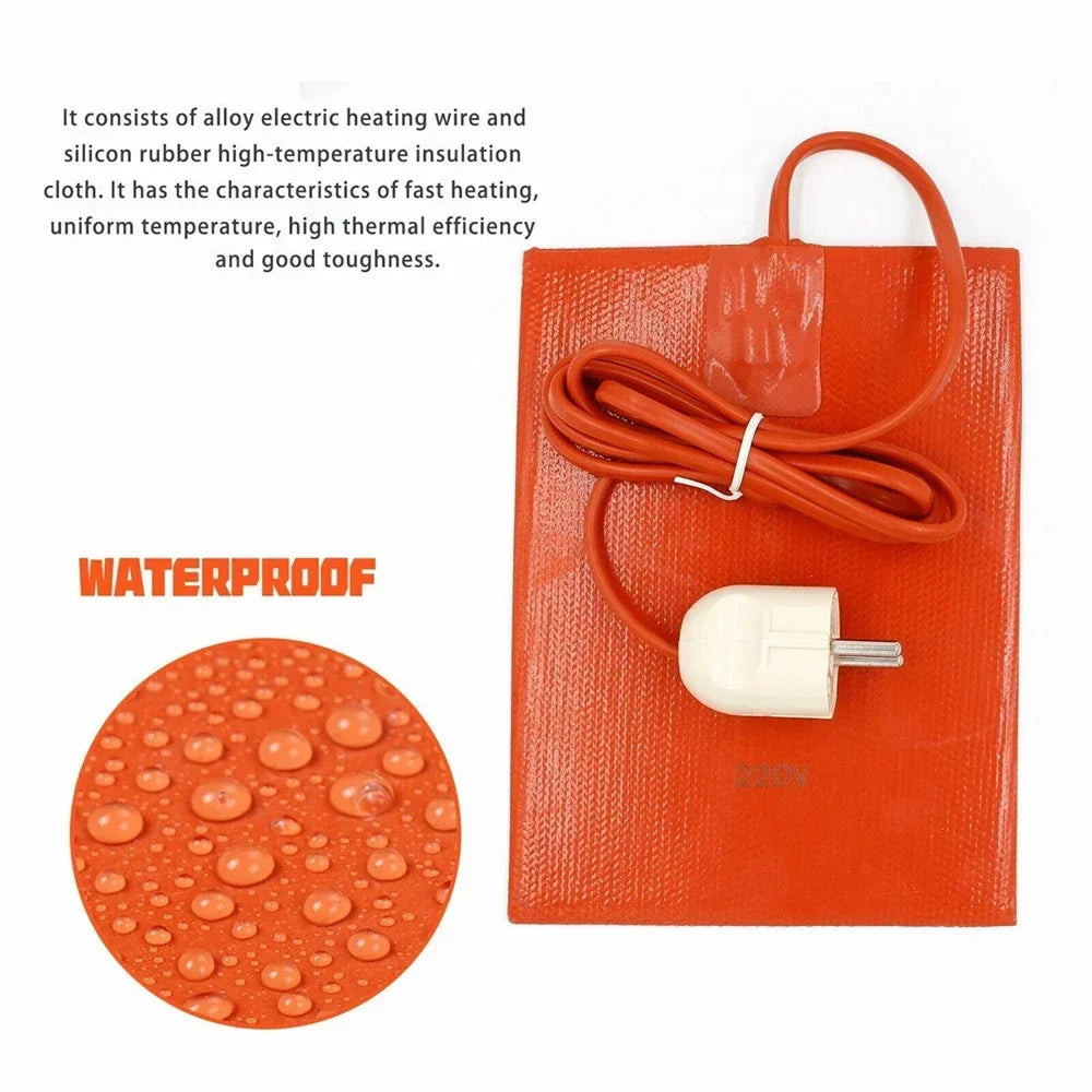 12V Winter Engine Heating Silicone Pad