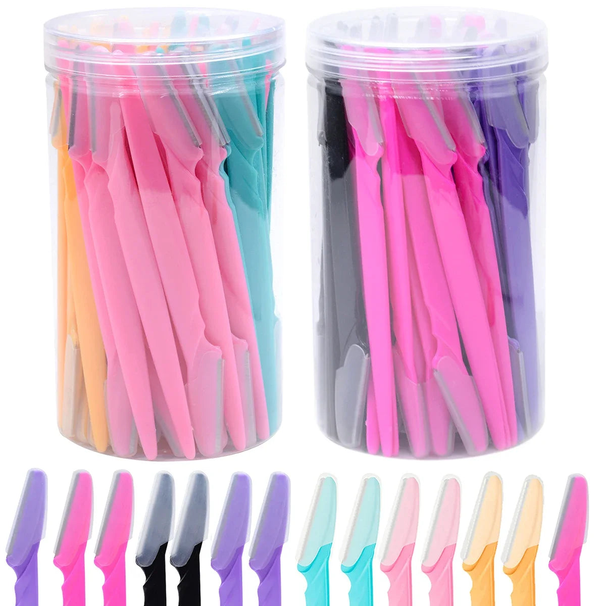 30PCS Eyebrow Razors with Case