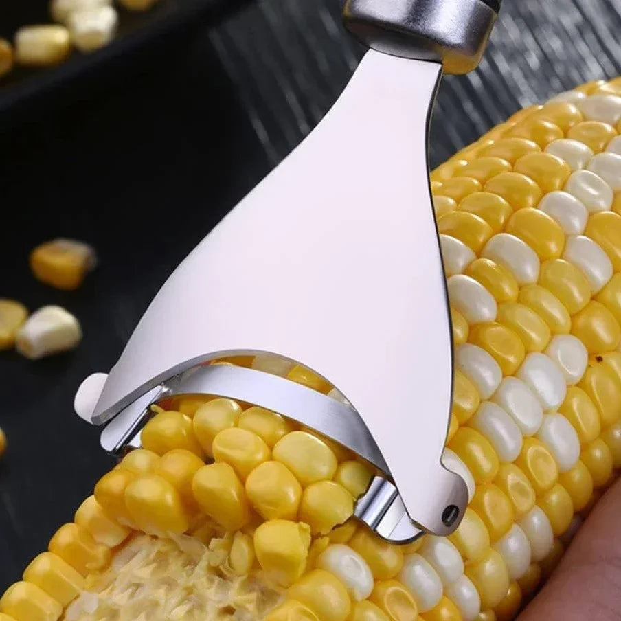 Stainless Steel Serrated Corn Peeler