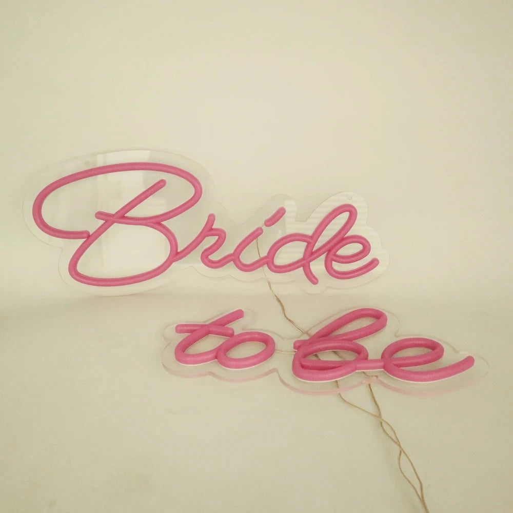 Bride To Be LED Neon Wall Sign