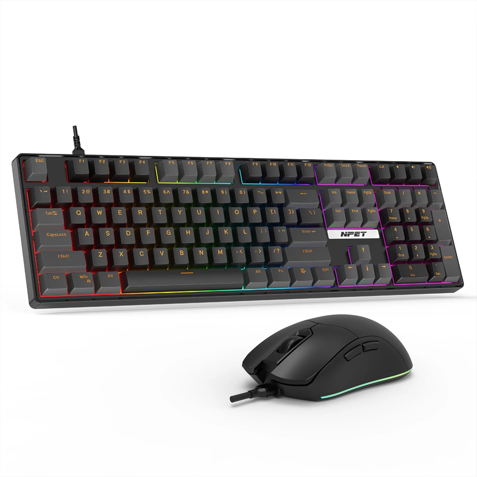 NPET K10V3 RGB Wired Gaming Keyboard