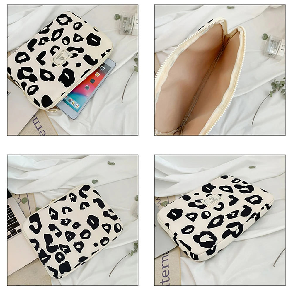 Leopard Print Retro Laptop Bag 15"