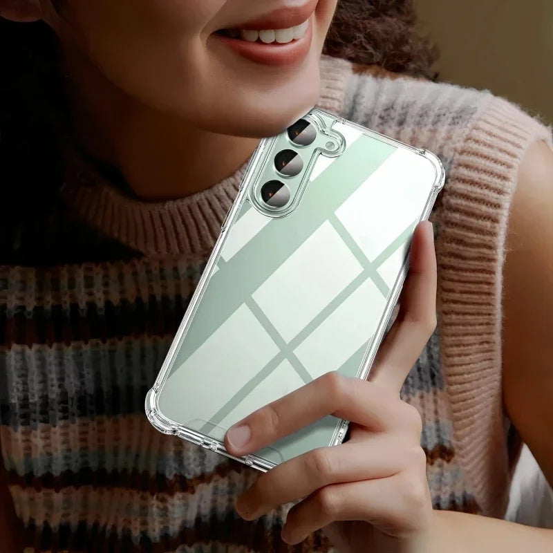 Transparent Shockproof Samsung Case