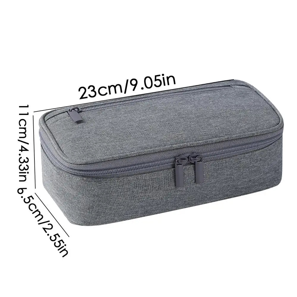 Zipper Pen Pouch Stationery Organizer