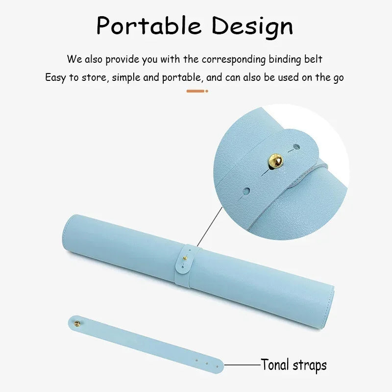 FTVAE Large PU Waterproof Desk Mat