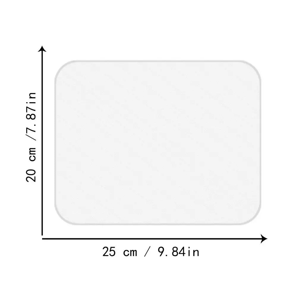 Tempered Glass Transparent Mouse Pad
