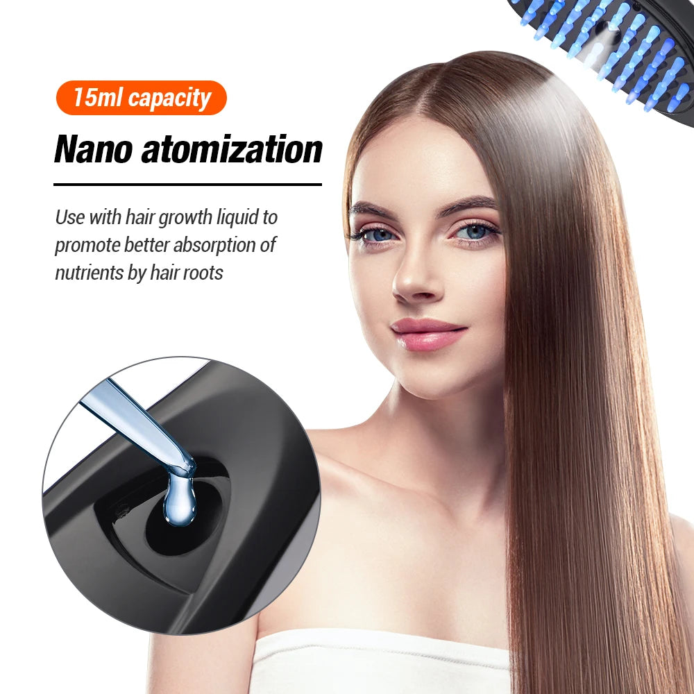 LED Spray Hair Growth Massage Comb