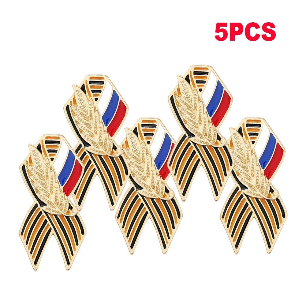 Russian Flag Saint Victory Day Lapel Pin