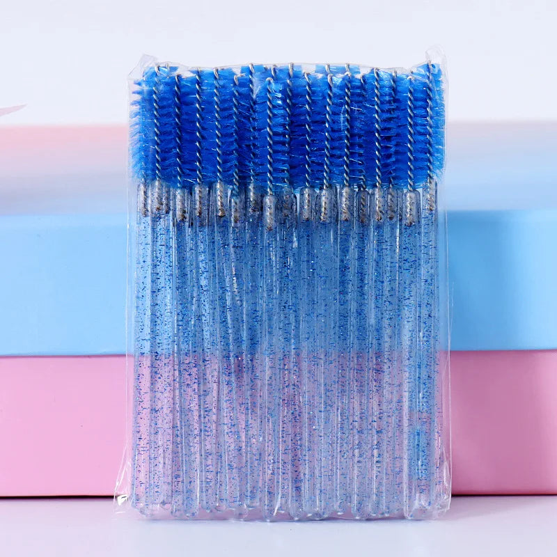 50pcs Disposable Eyelash Brush Set