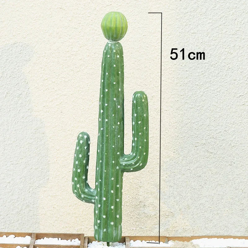 Large Faux Cactus Plant for Home Decor