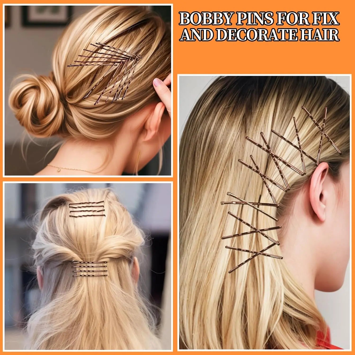 300 Pcs Hair Clip & Bobby Pin Set