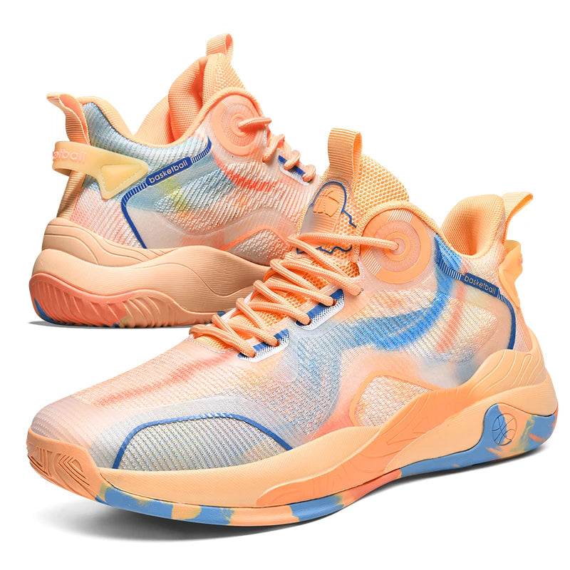 Herren Mid Basketballschuhe Rutschfest