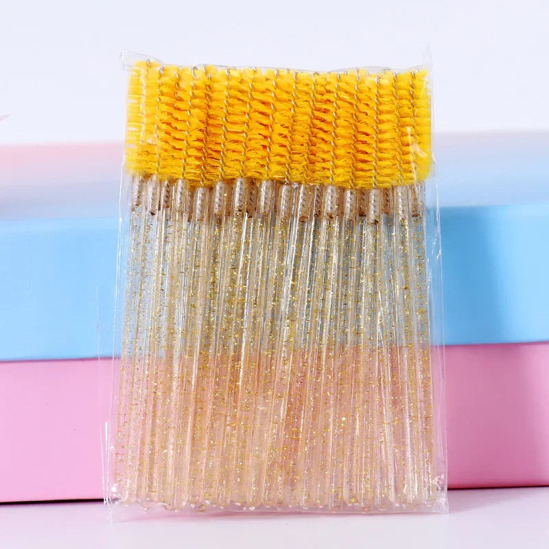 50pcs Disposable Eyelash Brush Set