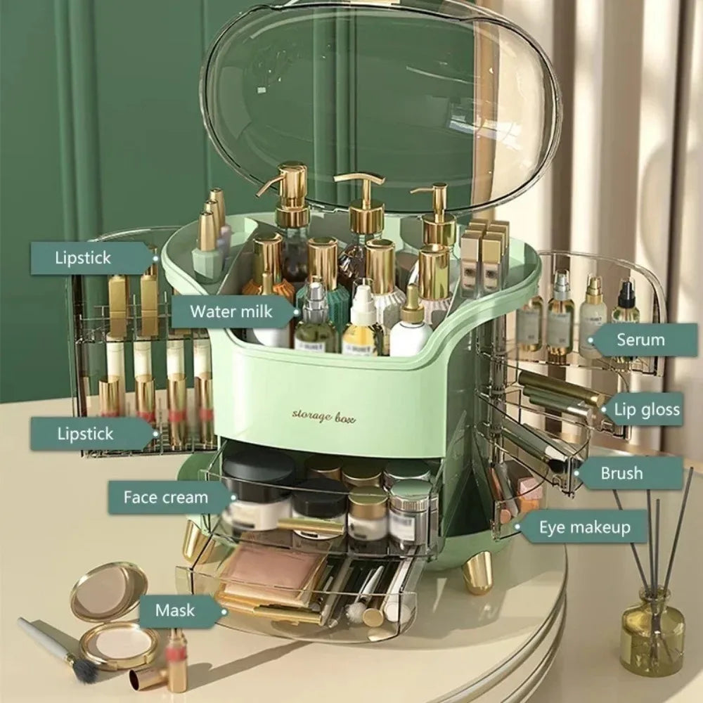 Transparent Makeup Jewelry Organizer Box