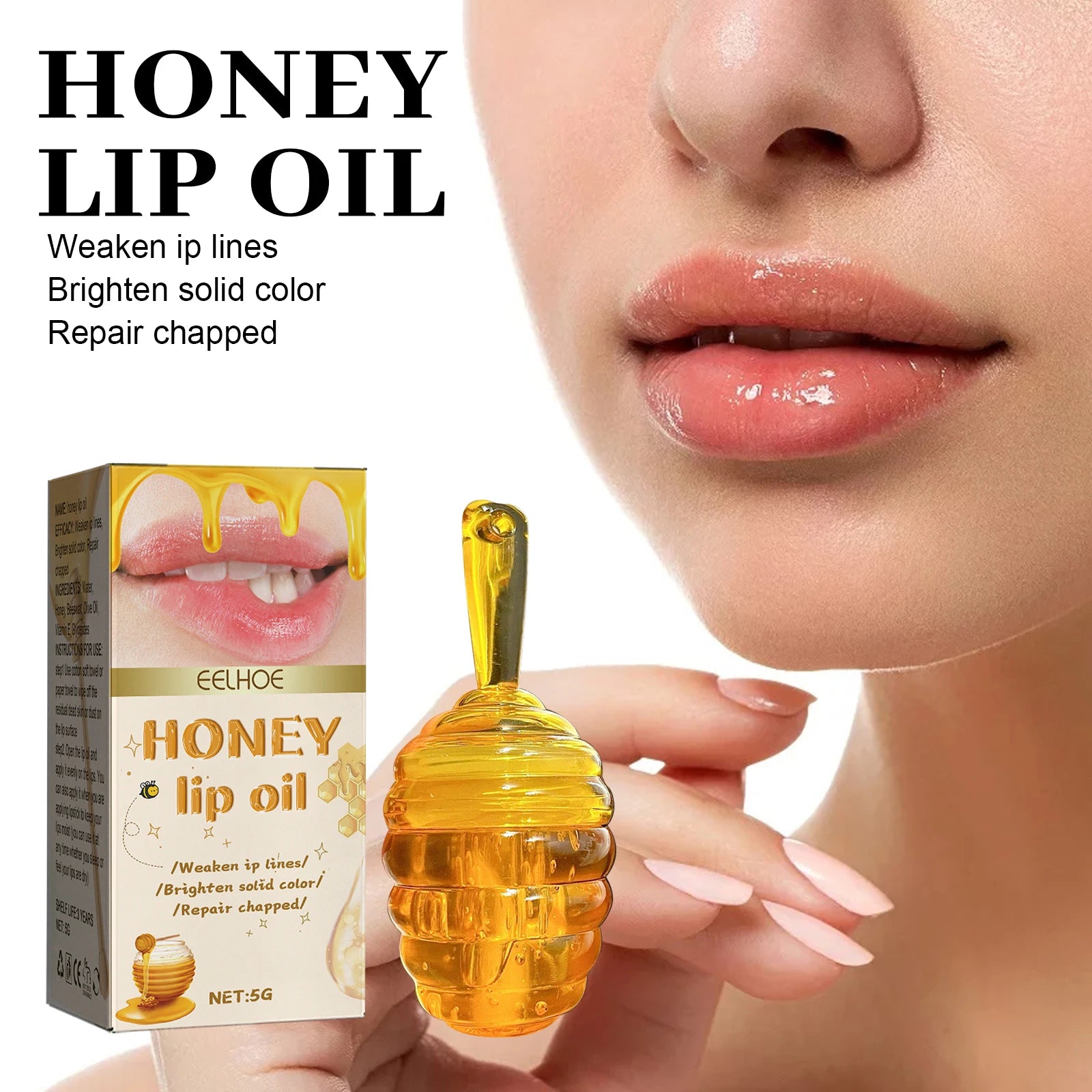 Honey Beeswax Lip Oil Balm