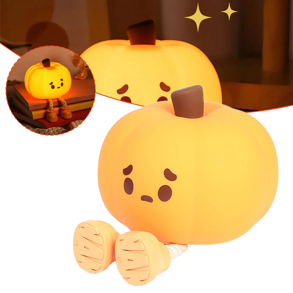 Pumpkin Touch LED Night Light