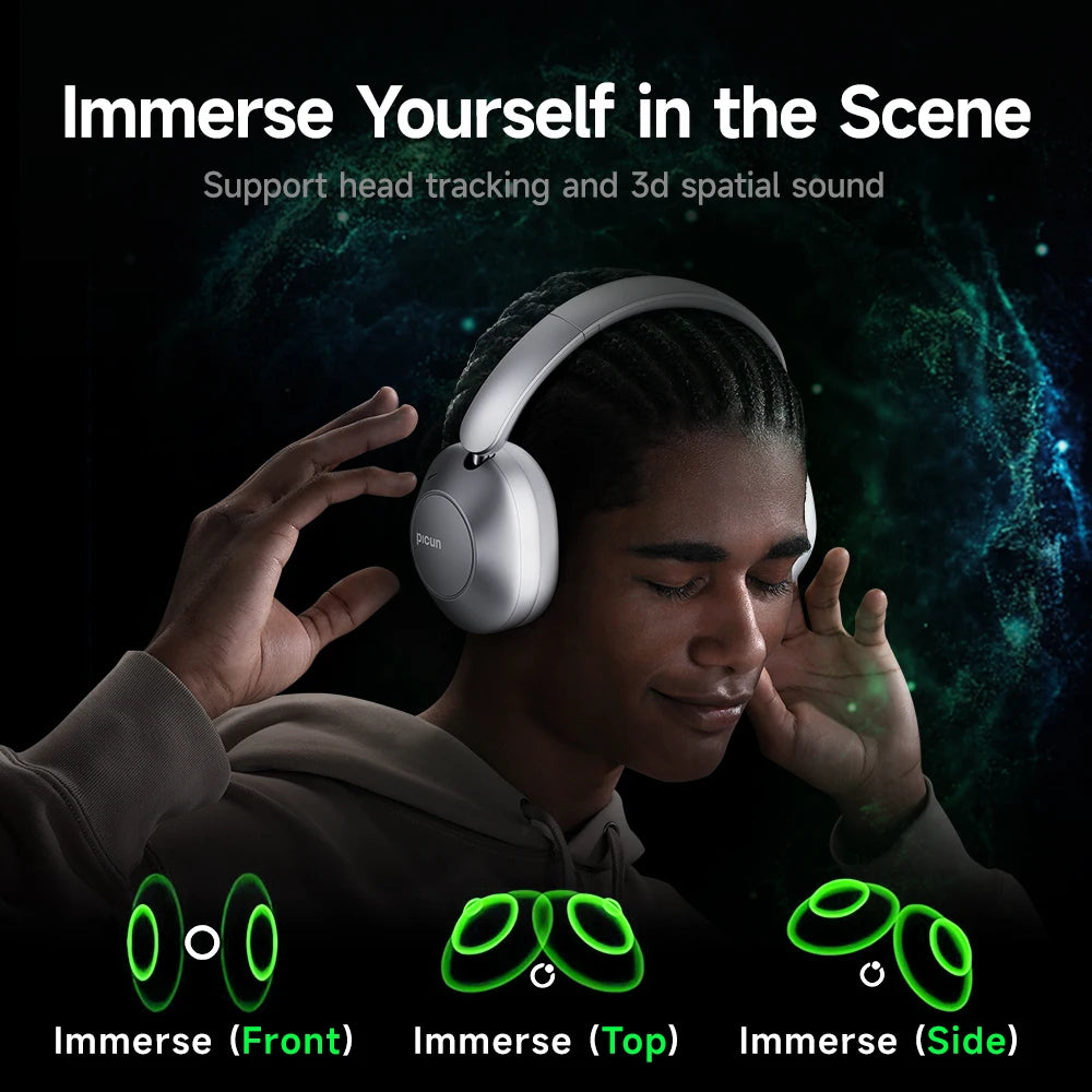 Picun F6 ANC Wireless Hi-Res Headphones