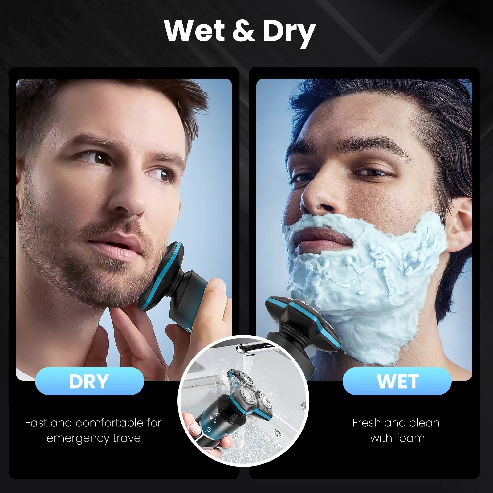 Sejoy 5-in-1 Rechargeable Electric Shaver