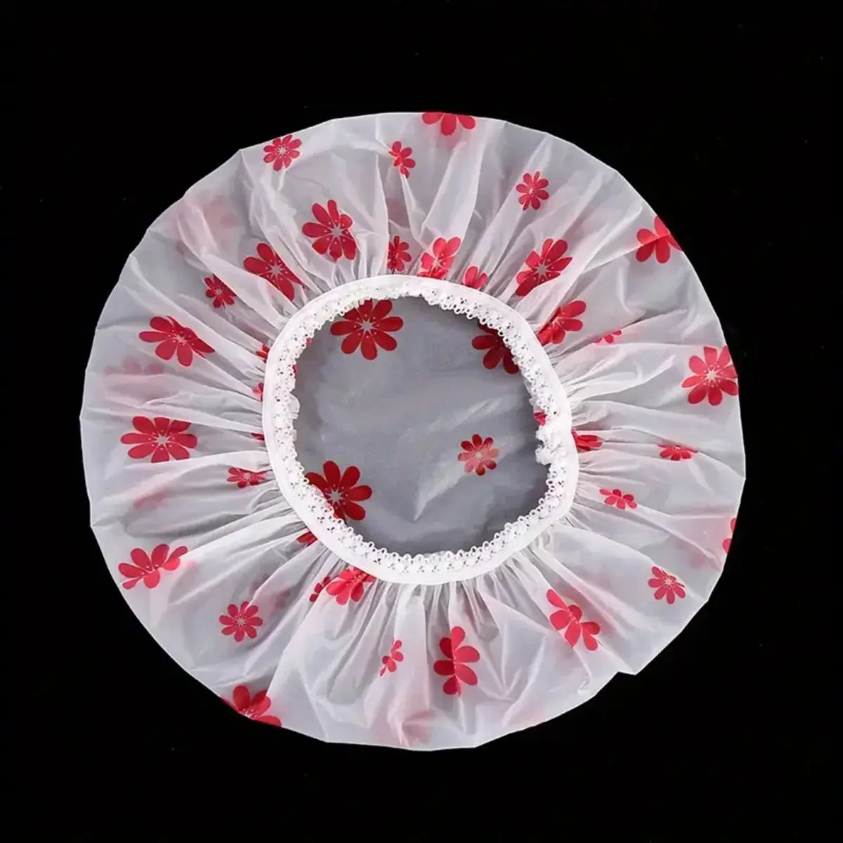 Chic Floral Waterproof Shower Cap
