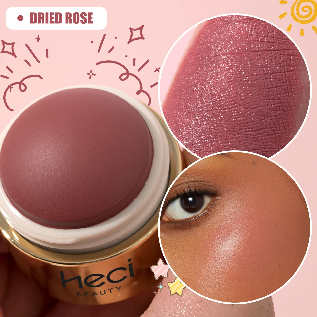 Cream Blush Ball 3-in-1 Makeup Stick
