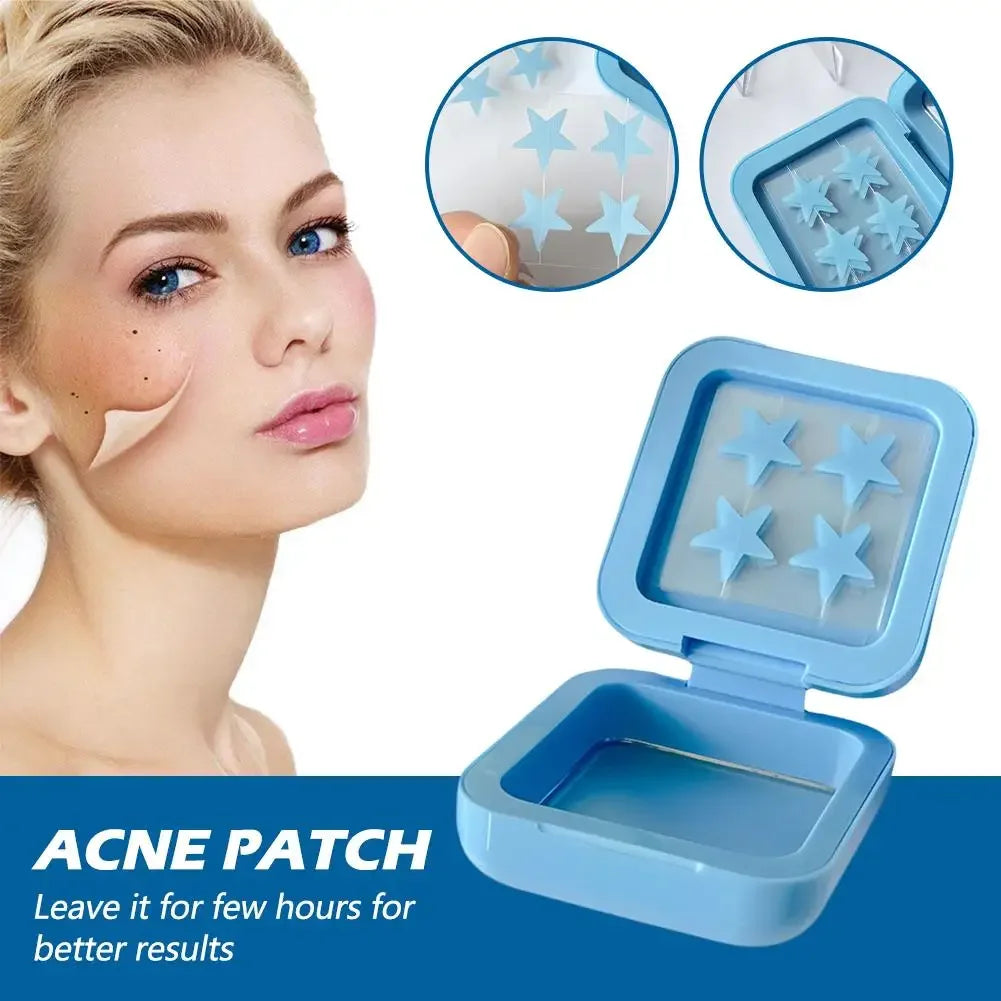 Star Acne Patches with Mirror Box