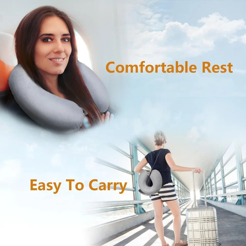 U-Shape Memory Foam Travel Pillow