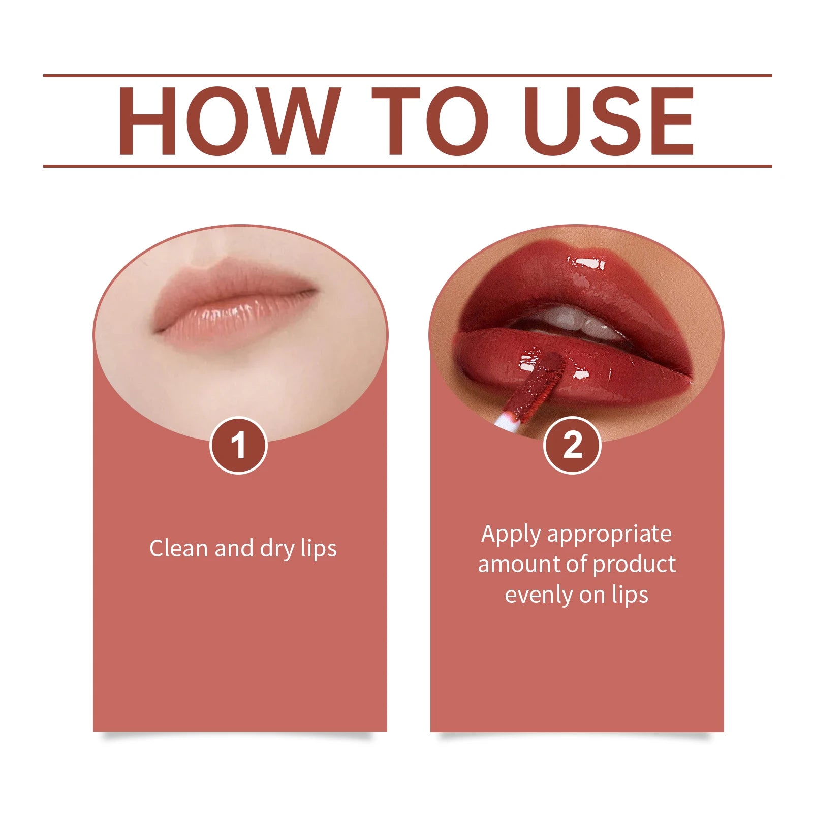 4PCS Long-Lasting Moisturizing Lip Gloss