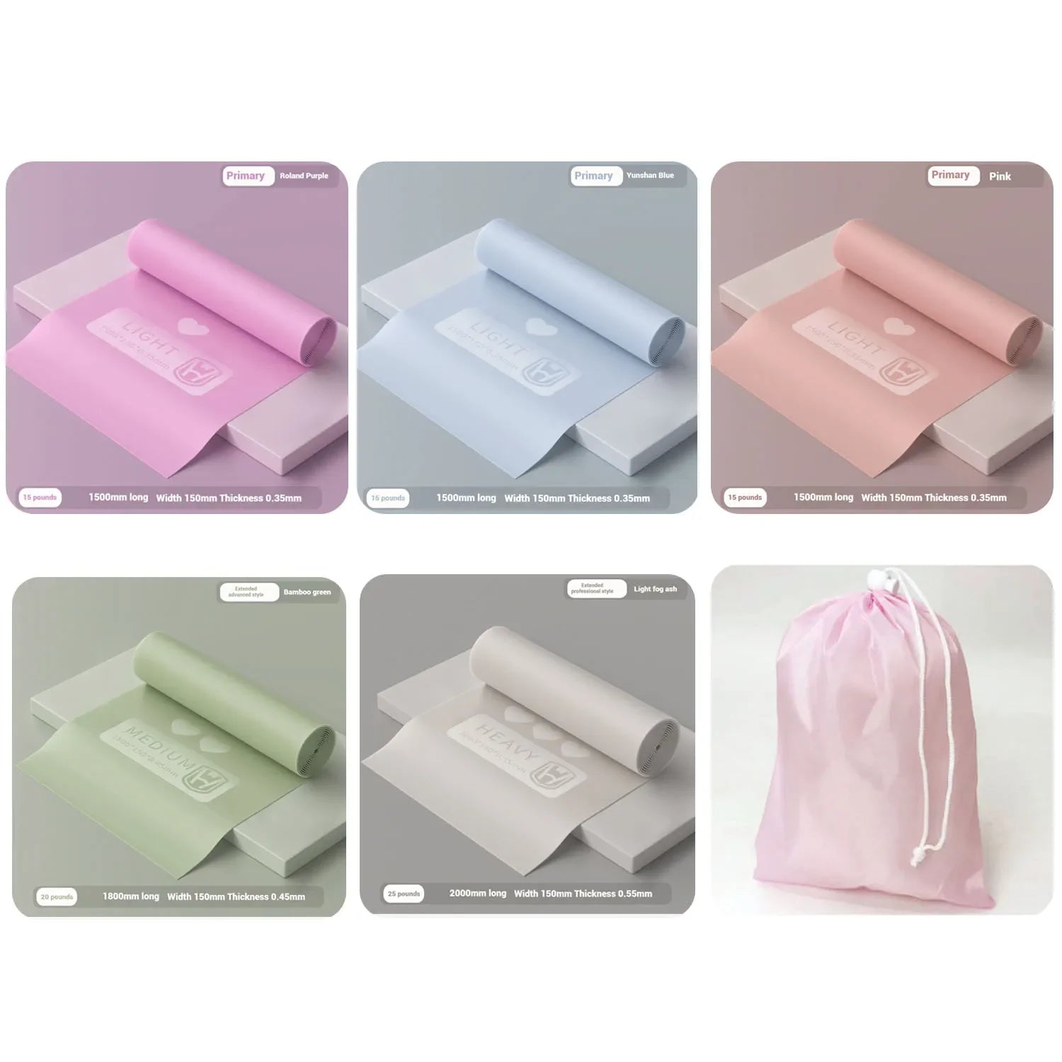 WOSWEIR-Yoga Rally Home Stretching Resistance Strap for Beginners Ladies Body Fitness Latin Dance Stretch Strap