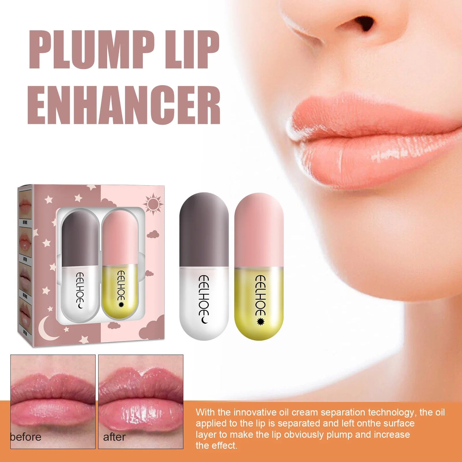 EELHOE Day & Night Lip Capsules