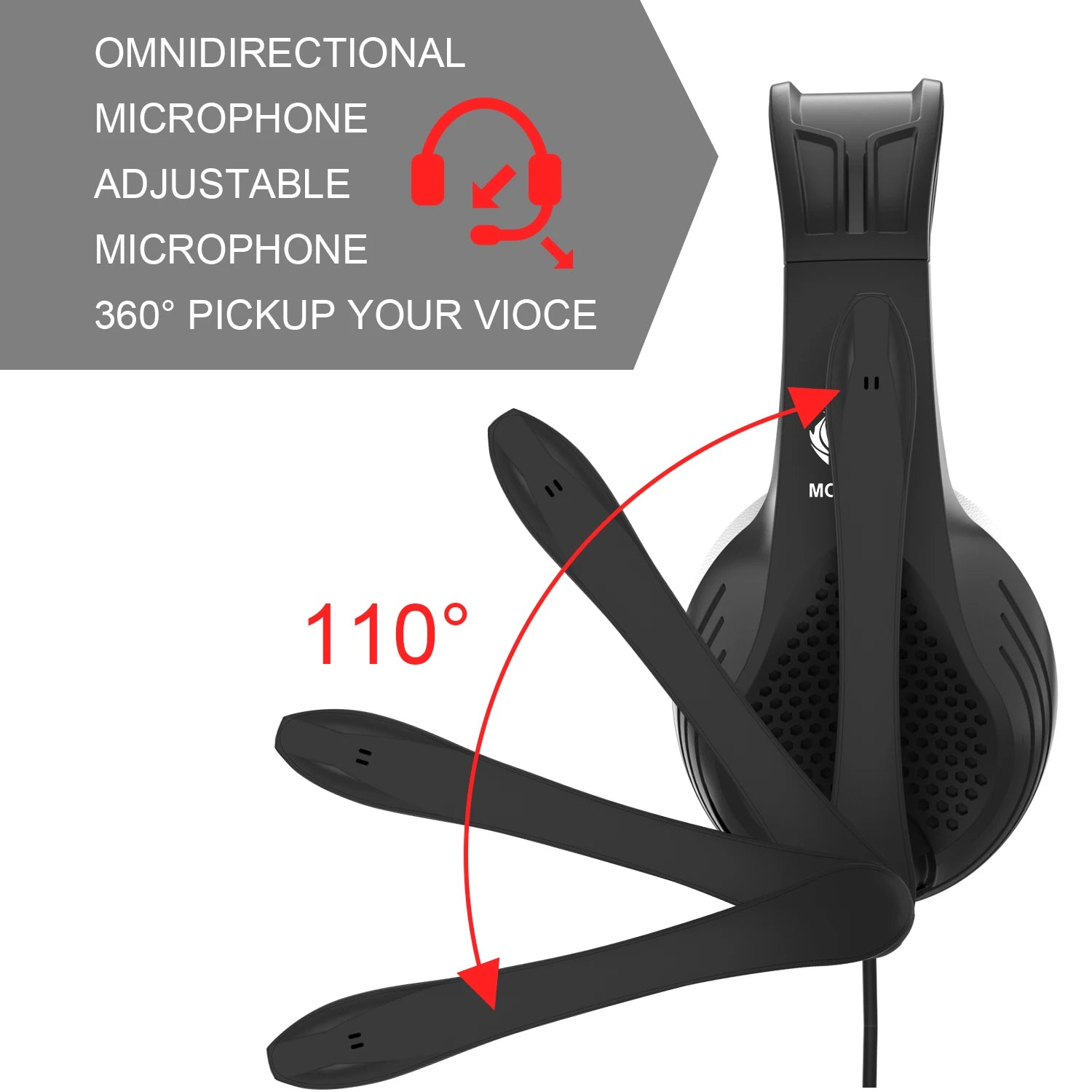 3.5mm Wired Over-Ear Noise Cancelling Headphones