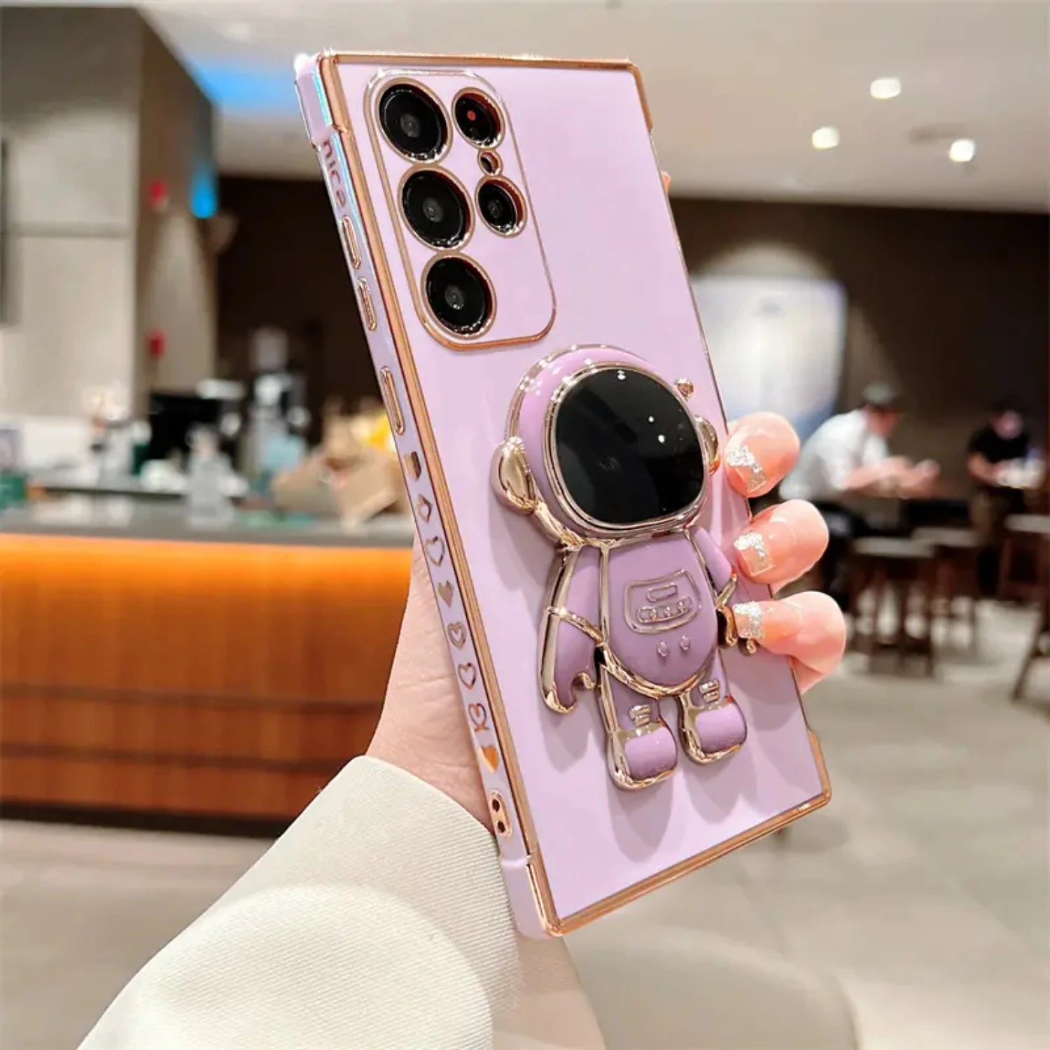 Astronaut Electroplating Galaxy Ultra Case