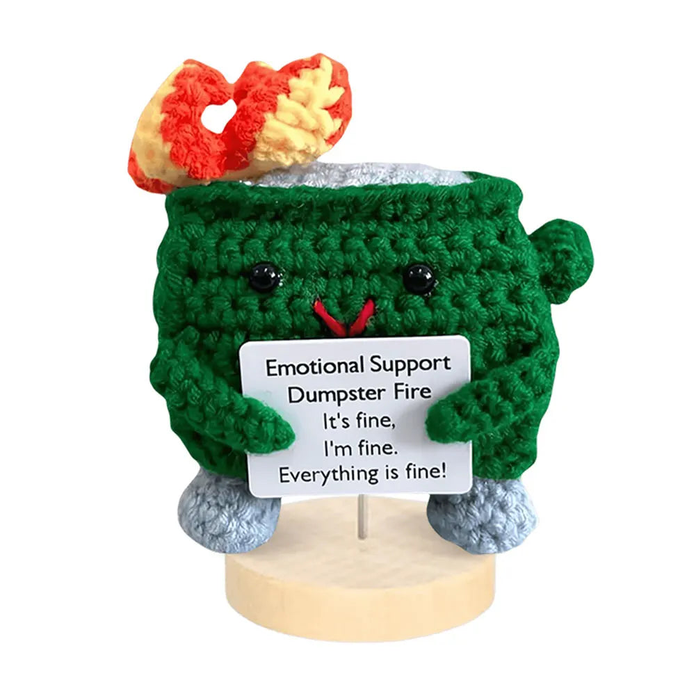 Crochet Dumpster Fire – Support Gift