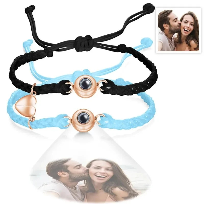 Couple Photo Projection Bracelet