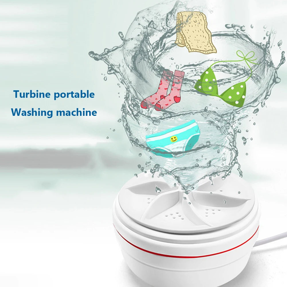 Portable USB Ultrasonic Turbo Washer