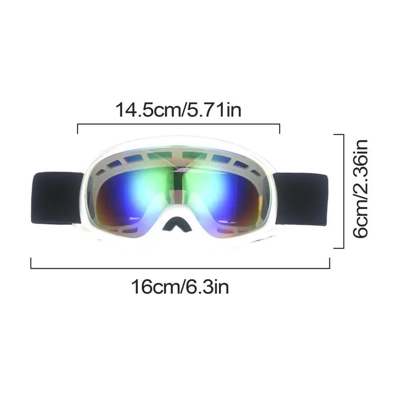 Children Anti-Fog Snowboard Ski Goggles