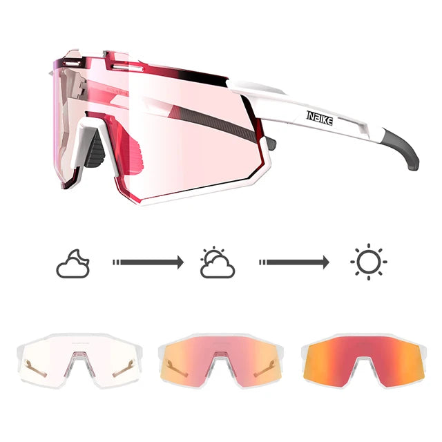 INBIKE Photochromic Cycling Sunglasses Men