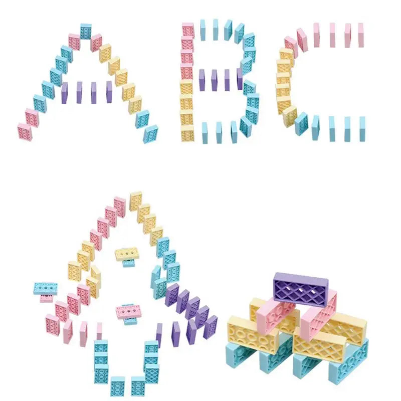 Domino Train Set – Auto STEM Toy Fun