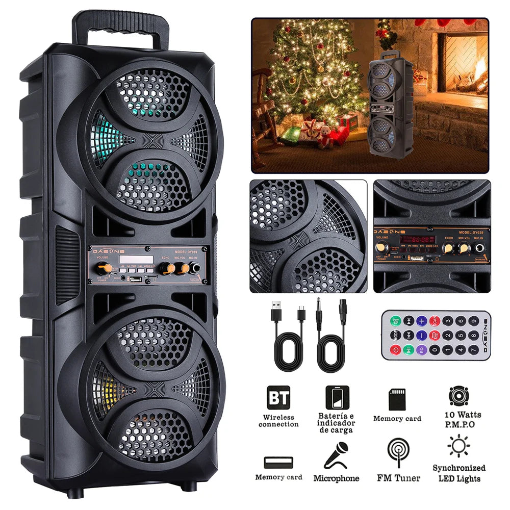 3000W Portable Bluetooth Bass Speaker