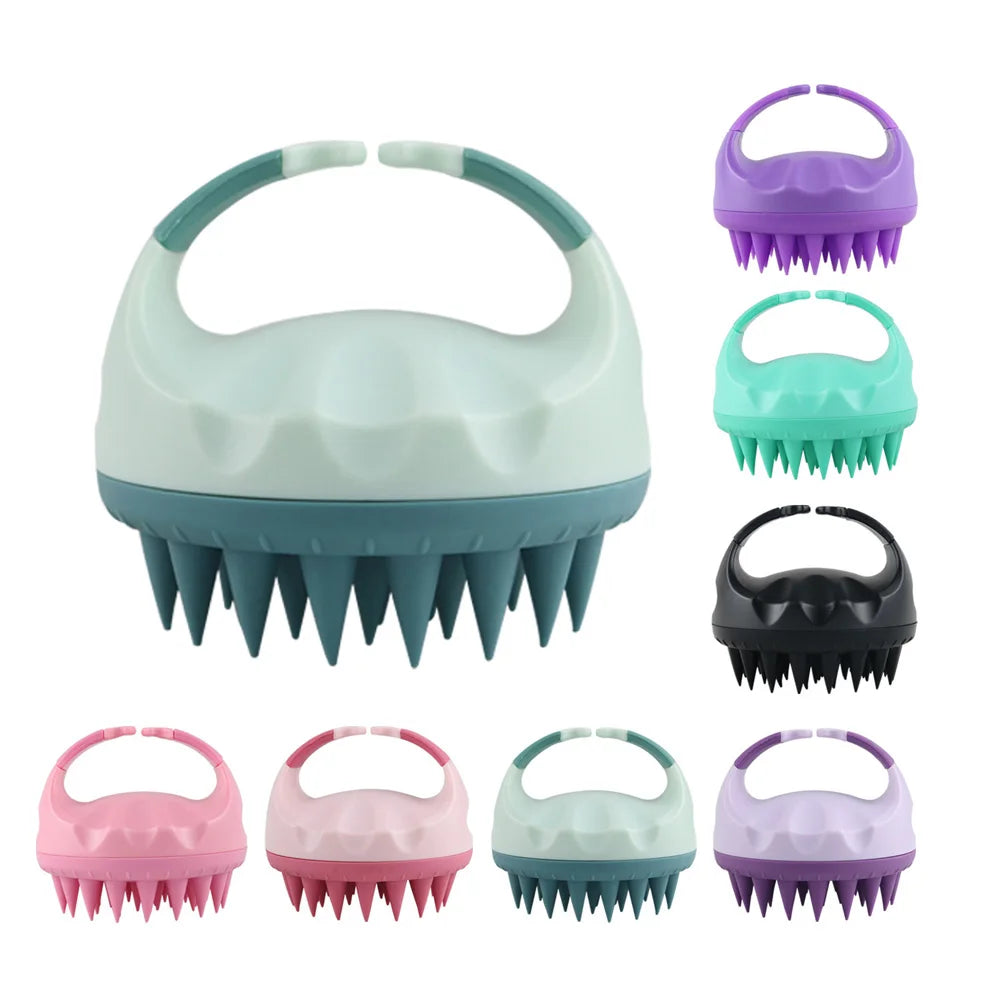 Soft Silicone Scalp Shampoo Massage Brush
