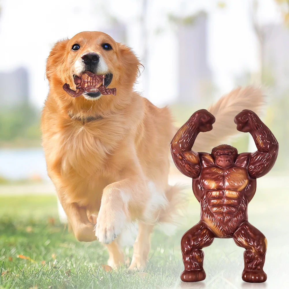 Unzerstörbares Gorilla-Kauspielzeug für Hunde