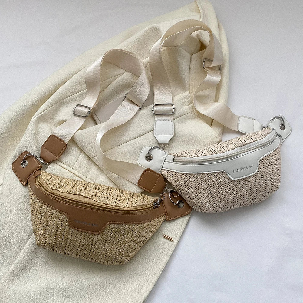 Women’s Straw Crossbody Summer Bag