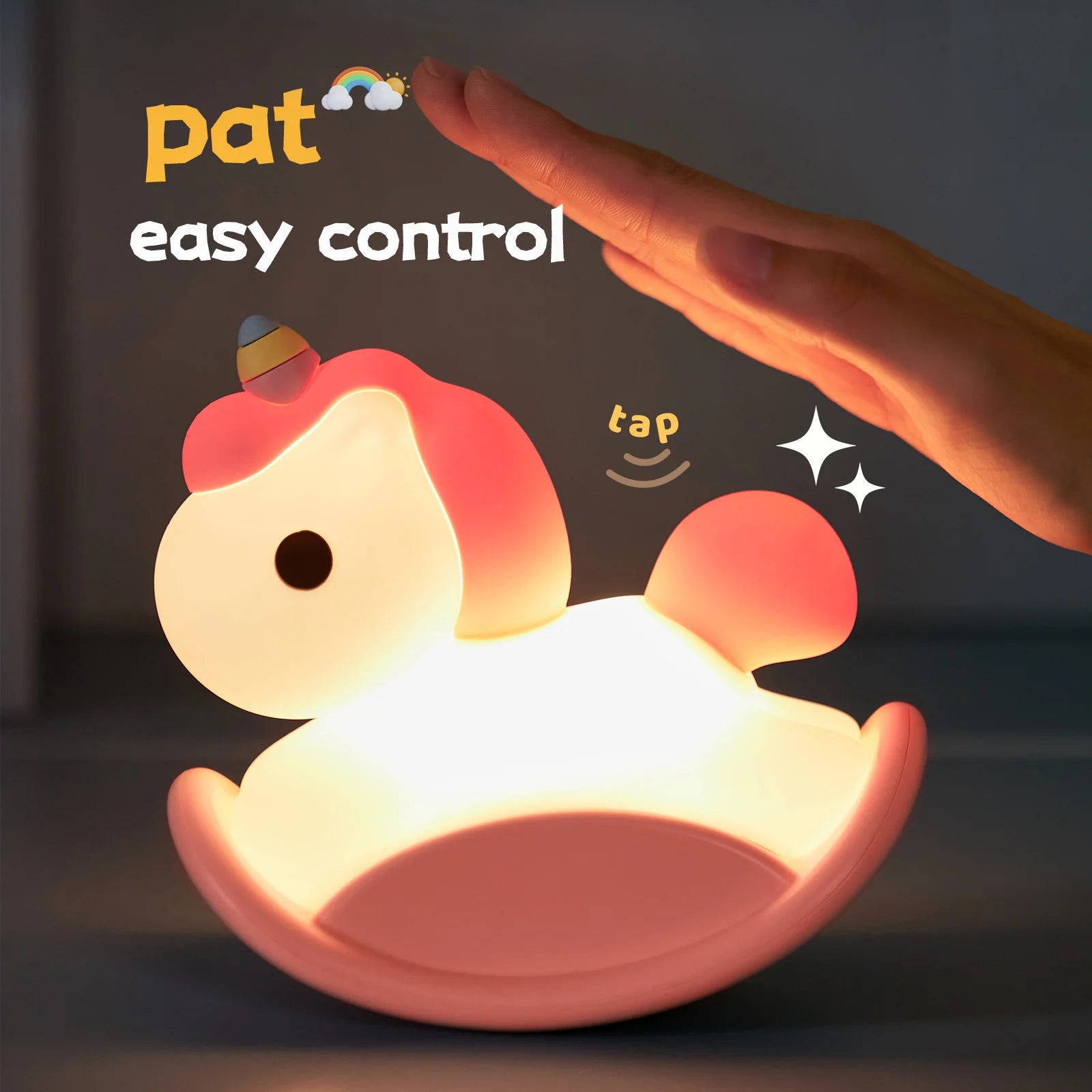 Rocking Horse Silicone Night Light